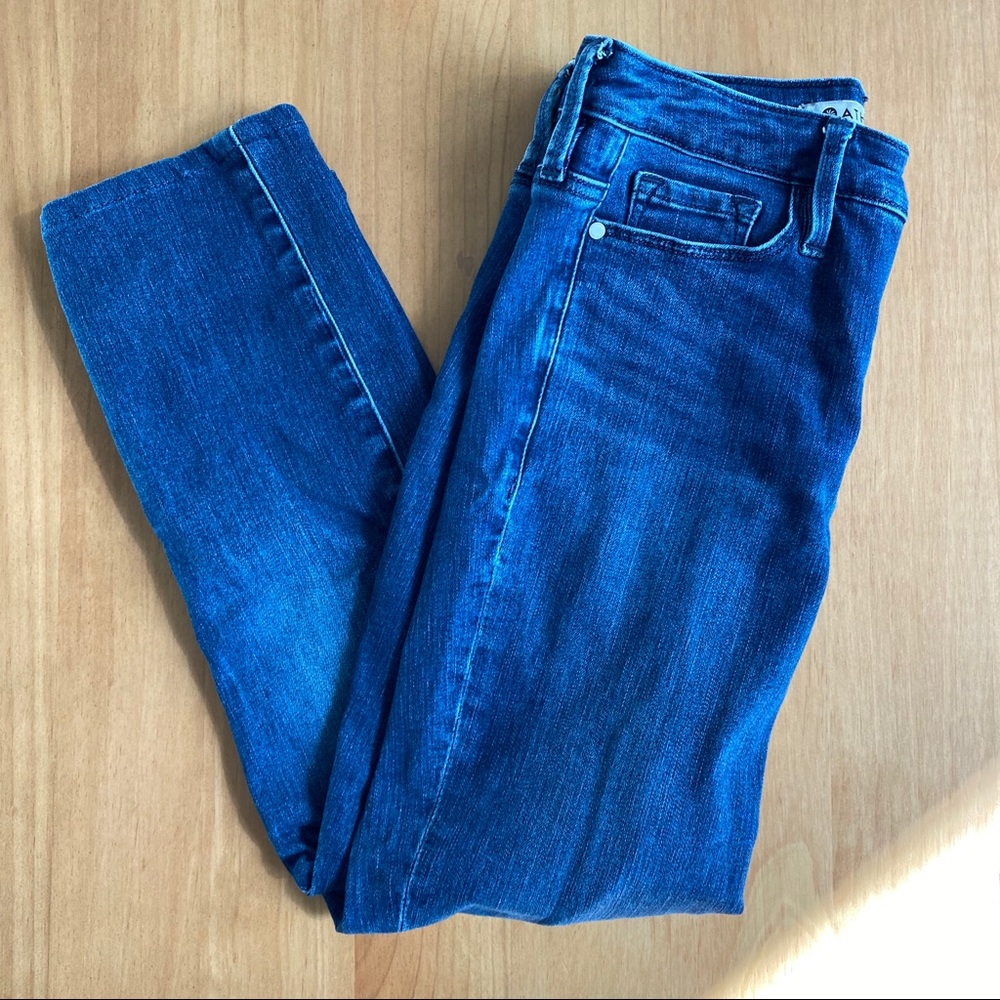 Athleta Skulptek Skinny Jeans Dark Wash Size 2